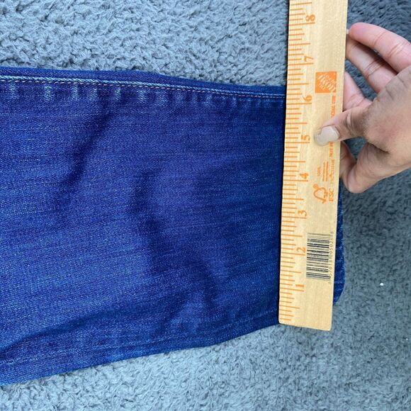 Citizens of Humanity Jeans Women’s 25 Dylan Drop Rise Cropped Straight Leg Blue - Picture 7 of 13